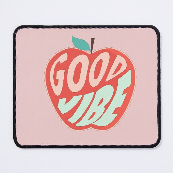 Item preview, Good Vibe Apple Shape designed and sold by JooArtPrints  ★★★★★.