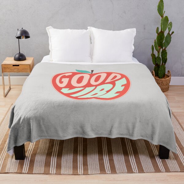Item preview, Good Vibe Apple Shape designed and sold by JooArtPrints ★★★★★.