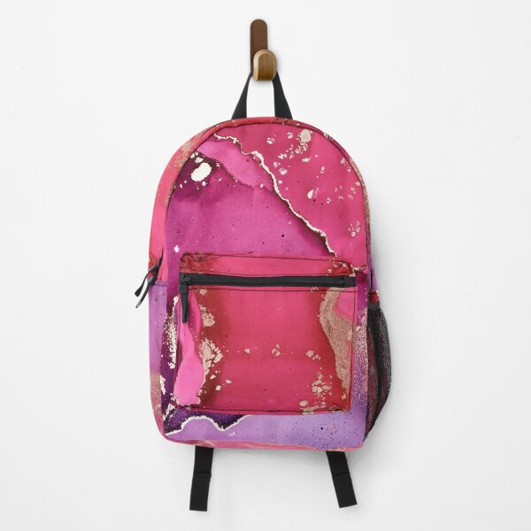 Item preview, Elegant pink purple gold marble ink abstract painting designed and sold by PurityPublishin.