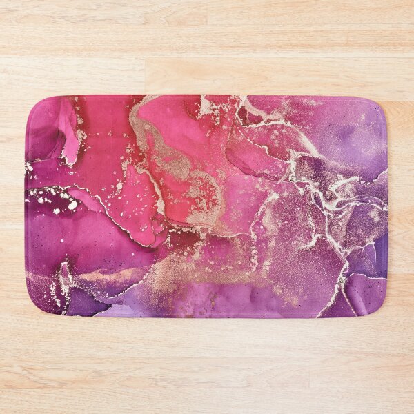 Item preview, Elegant pink purple gold marble ink abstract painting designed and sold by PurityPublishin.