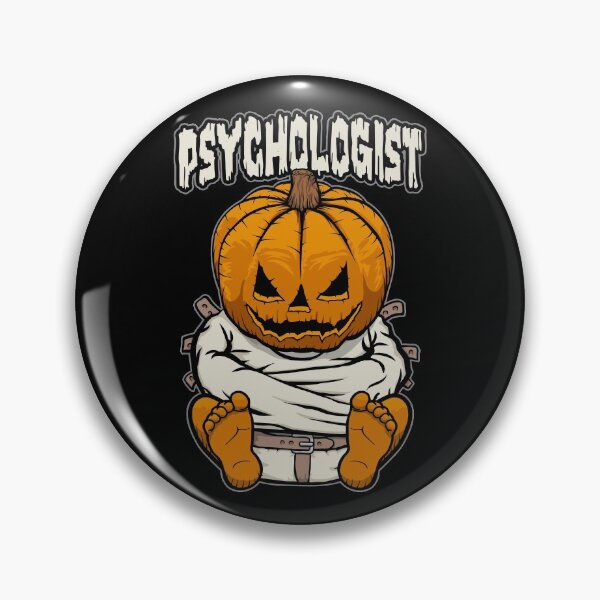 Item preview, Psychologist Psychology Crazy Halloween Pumpkin designed and sold by GrandeDuc.