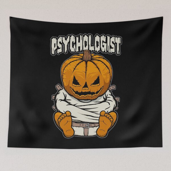 Item preview, Psychologist Psychology Crazy Halloween Pumpkin designed and sold by GrandeDuc.