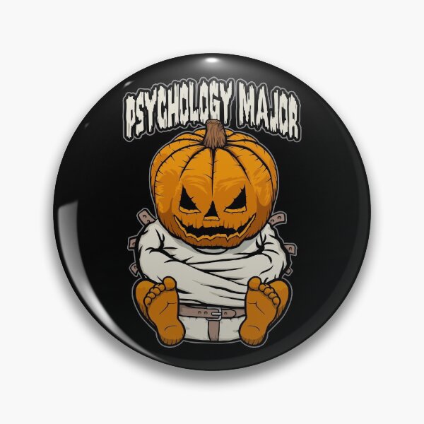 Item preview, Psychology Major Psychologist Crazy Halloween Pumpkin designed and sold by GrandeDuc.