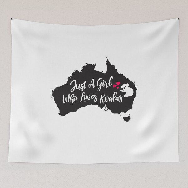 Item preview, Just A Girl Who Loves Koalas designed and sold by ProArtzilla.