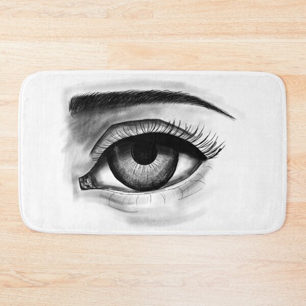 Item preview, Charcoal eye, black and white designed and sold by -Lily-Anne-.