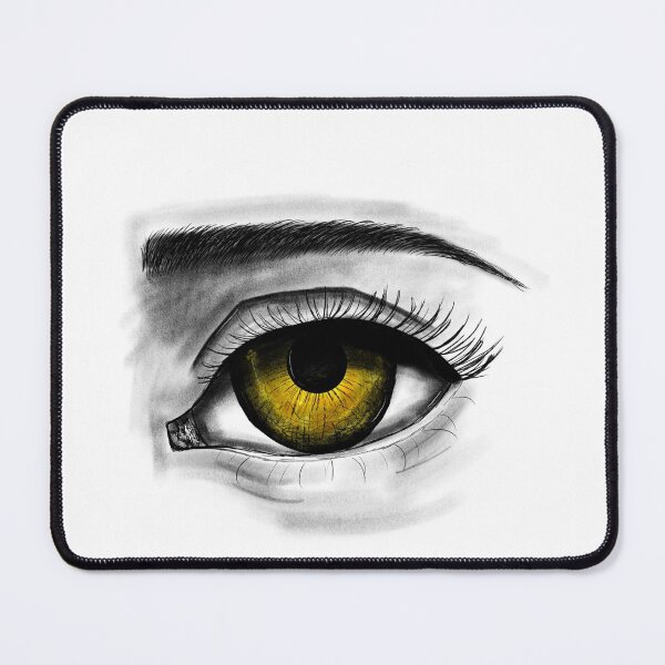Item preview, Charcoal eye, black and white designed and sold by -Lily-Anne-.