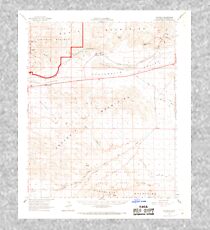 USGS TOPO Map California CA Hayfield 297651 1963 62500 geo Kids Pullover Hoodie
