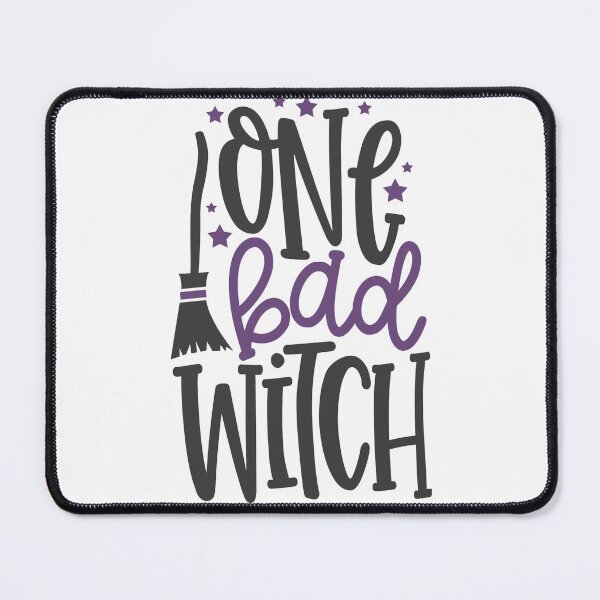 Item preview, One Bad Witch Funny Cute Halloween Design designed and sold by WOW TeesAndThings.