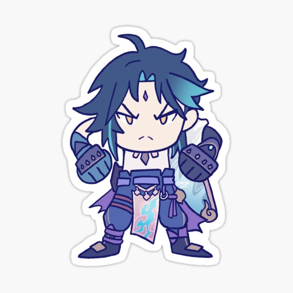 Xiao - No need for crowd control with this guy around Sticker