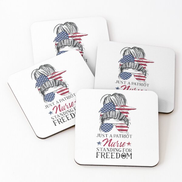 Item preview, Nurses for Medical Freedom - Patriotic Nurse Raglan Baseball designed and sold by lydiamoranart.