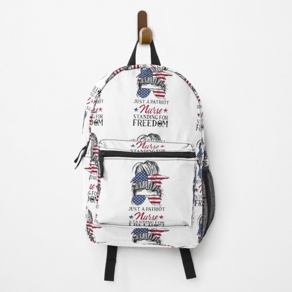 Item preview, Nurses for Medical Freedom - Patriotic Nurse Raglan Baseball designed and sold by lydiamoranart.