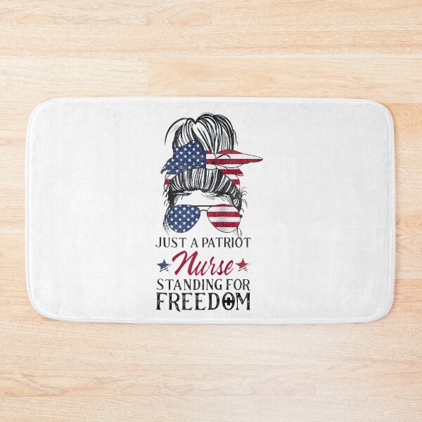 Item preview, Nurses for Medical Freedom - Patriotic Nurse Raglan Baseball designed and sold by lydiamoranart.