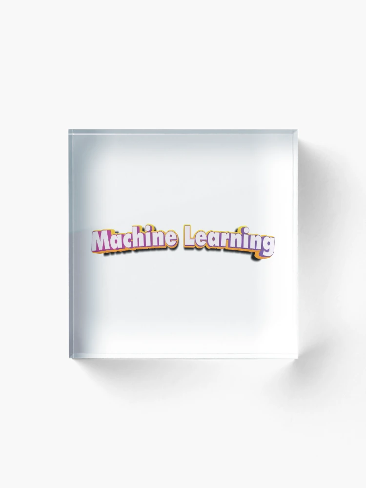 Thumbnail 1 of 5, Acrylic Block, Machine Learning designed and sold by ProjectRobotics.