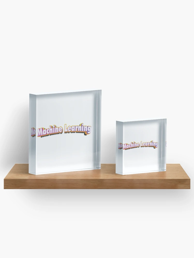Thumbnail 3 of 5, Acrylic Block, Machine Learning designed and sold by ProjectRobotics.