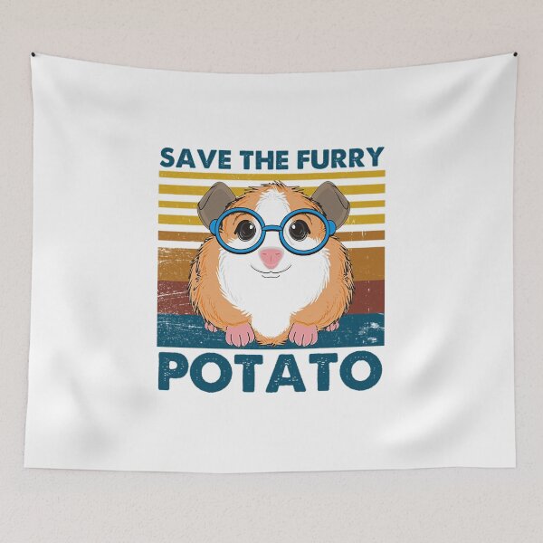 Item preview, Vintage Save The Furry Potato Guinea Pigs  designed and sold by Fgejoo2845.