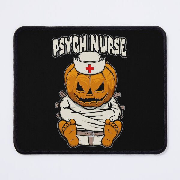 Item preview, Psych Psychiatric Nurse Crazy Halloween Pumpkin designed and sold by GrandeDuc.