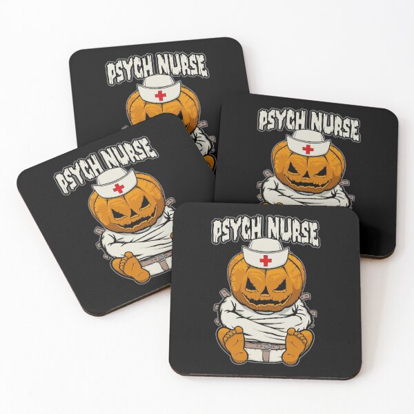 Item preview, Psych Psychiatric Nurse Crazy Halloween Pumpkin designed and sold by GrandeDuc.