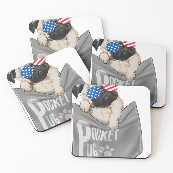 Item preview, Pocket Pug American Flag 4th Of July  designed and sold by Fgejoo2845.