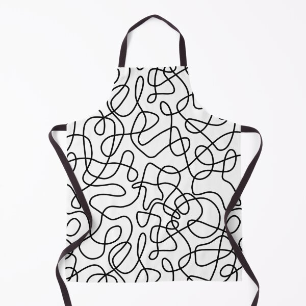 Item preview, Doodle Lines | Black + Cream designed and sold by GreysPosy.