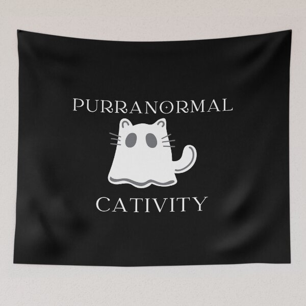 Item preview, Purranormal Cativity Halloween Cat designed and sold by ZestyFruit.