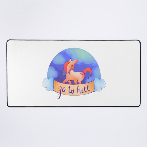 Item preview, Go to hell blue designed and sold by Bianca Brownish.