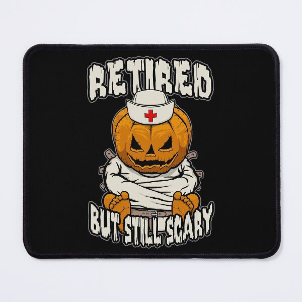 Item preview, Retired But Still Scary Nurse Crazy Halloween Pumpkin designed and sold by GrandeDuc.