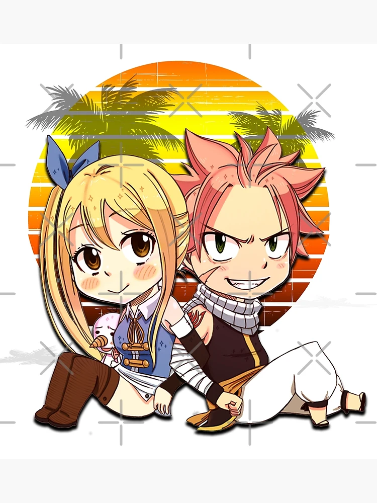 Fairy Tail Natsu Dragneel Name Anime Sticker by Anime Art - Fine