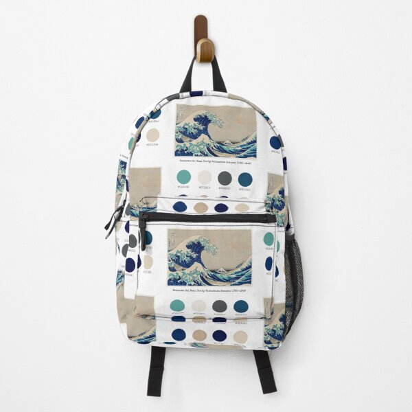 Item preview, Colour Palette of Kanazawa Oki Nami Ura by Katsushika Hokusai (1760-1849) designed and sold by CoffeewithAnh.