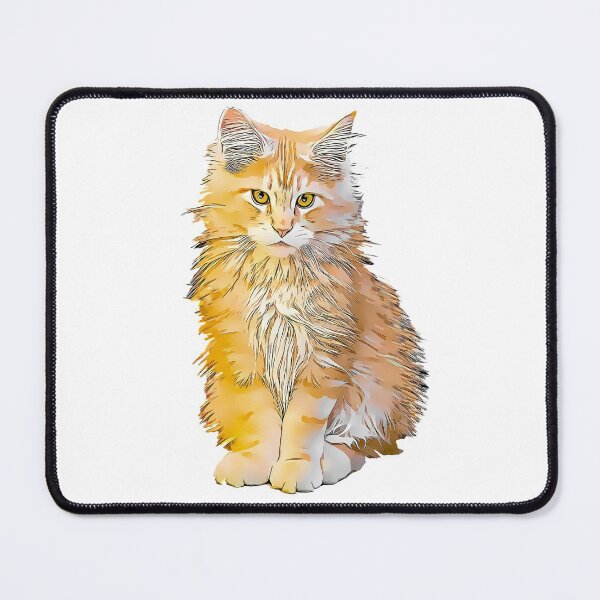 Item preview, Fluffy Orange Cat designed and sold by KxNation.