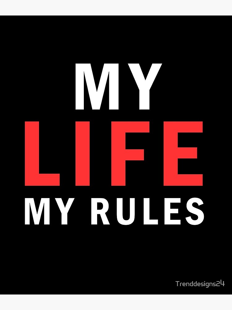 ARWY My Life My Rule Windows, Sides, Hood, Bumper Car Sticker (White) :  Amazon.in: Car & Motorbike