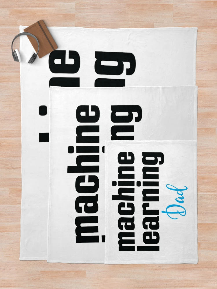 Thumbnail 5 of 6, Throw Blanket, Machine Learning Dad designed and sold by ProjectRobotics.
