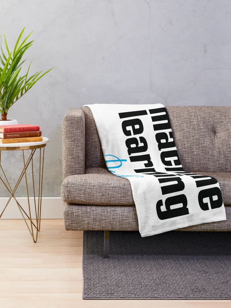 Thumbnail 2 of 6, Throw Blanket, Machine Learning Dad designed and sold by ProjectRobotics.
