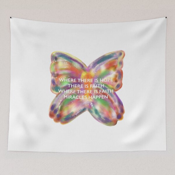 Item preview, Butterfly Hope, Faith and Miracles - Butterly art designed and sold by Marble1212.