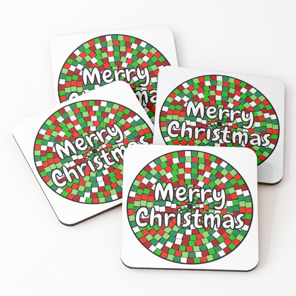 Item preview, Bright Christmas Circle Mosaic #2 designed and sold by CircleMosaics.