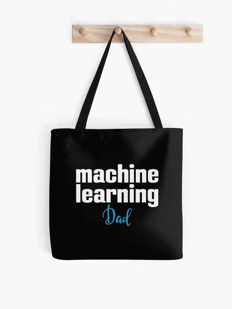 Thumbnail 1 of 2, Tote Bag, Machine Learning Dad designed and sold by ProjectRobotics.