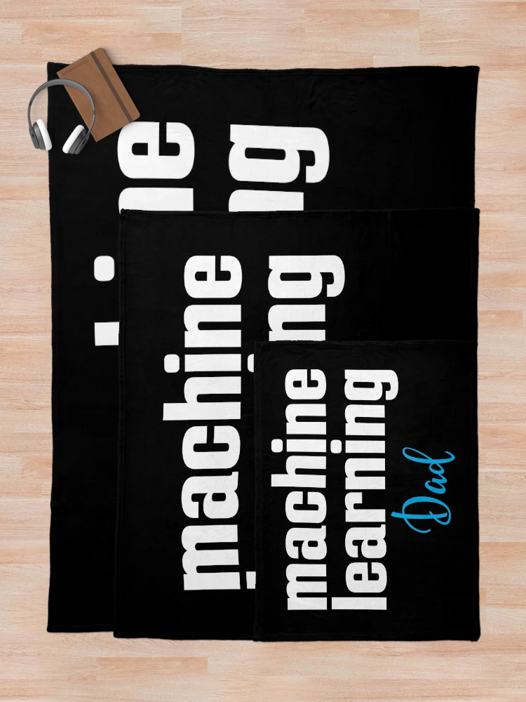 Thumbnail 5 of 6, Throw Blanket, Machine Learning Dad designed and sold by ProjectRobotics.