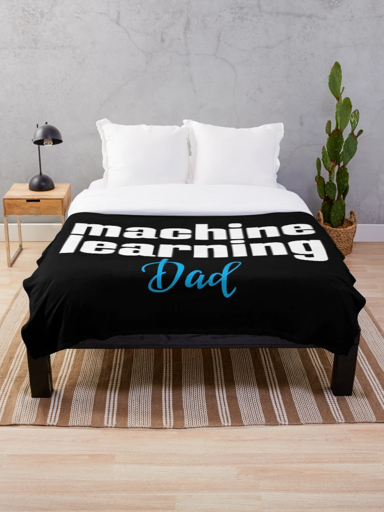 Thumbnail 1 of 6, Throw Blanket, Machine Learning Dad designed and sold by ProjectRobotics.