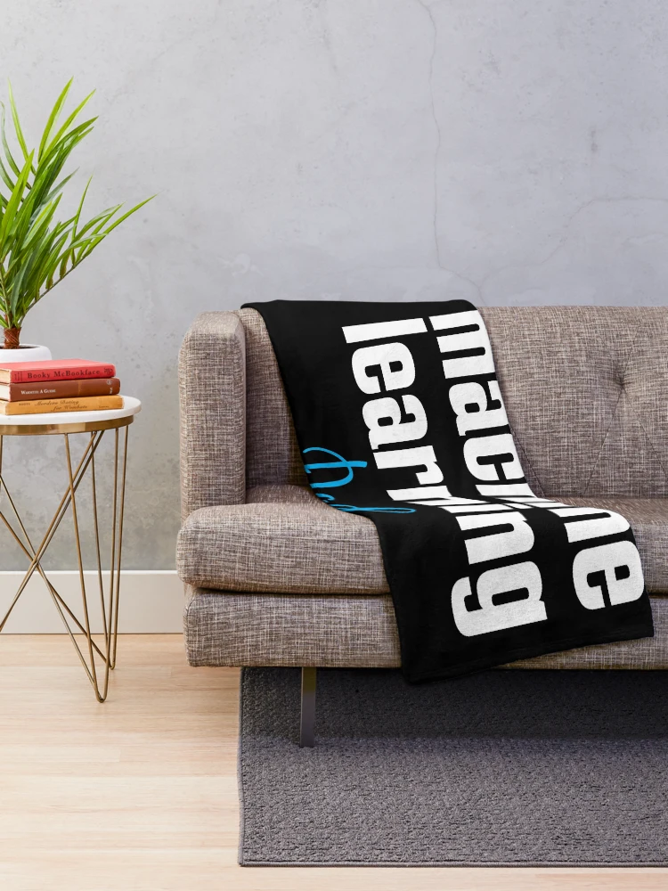 Thumbnail 2 of 6, Throw Blanket, Machine Learning Dad designed and sold by ProjectRobotics.