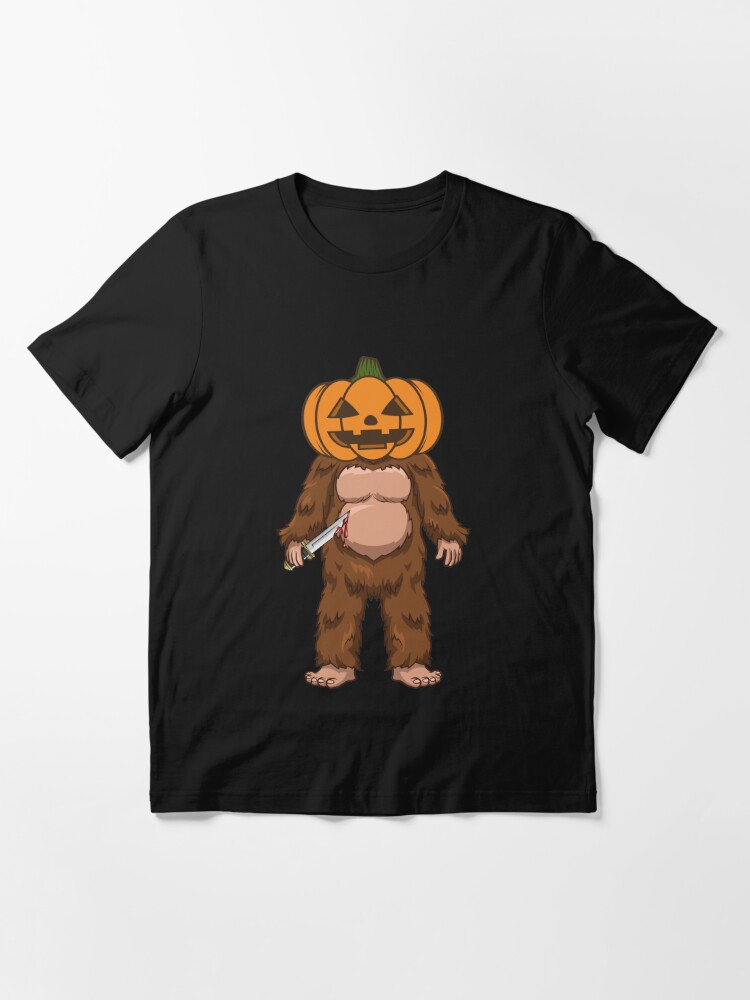 Tropical Sasquatch Halloween Pumpkin Hawaiian Plus Size Shirt For