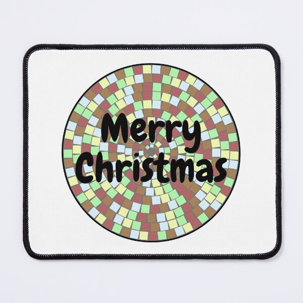Item preview, Pastel Christmas Circle Mosaic #2 designed and sold by CircleMosaics.