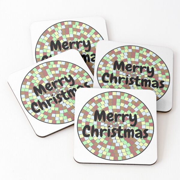 Item preview, Pastel Christmas Circle Mosaic #2 designed and sold by CircleMosaics.
