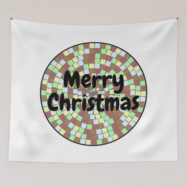 Item preview, Pastel Christmas Circle Mosaic #2 designed and sold by CircleMosaics.