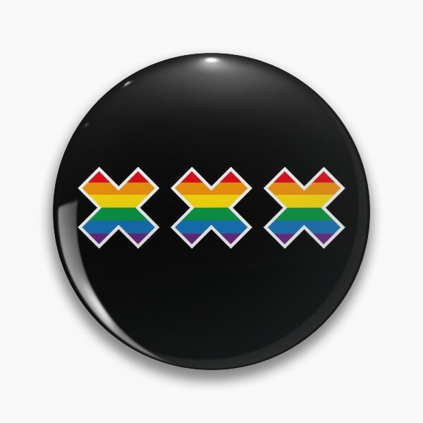 Item preview, Amsterdam Pride Flag Canal parade Andrew's cross  designed and sold by LaundryFactory.