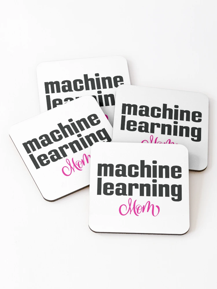 Thumbnail 1 of 5, Coasters (Set of 4), Machine Learning Mom designed and sold by ProjectRobotics.