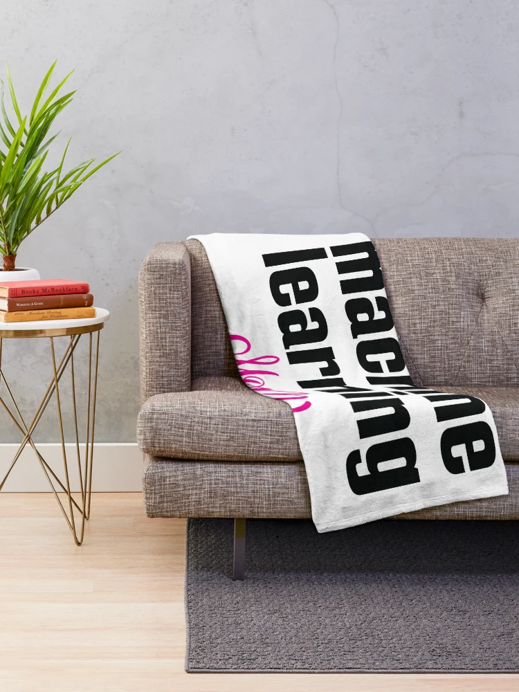 Thumbnail 2 of 6, Throw Blanket, Machine Learning Mom designed and sold by ProjectRobotics.
