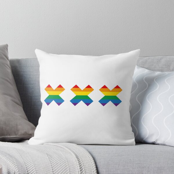 Item preview, Pride Amsterdam rainbow flag Andrew's crosses designed and sold by LaundryFactory.
