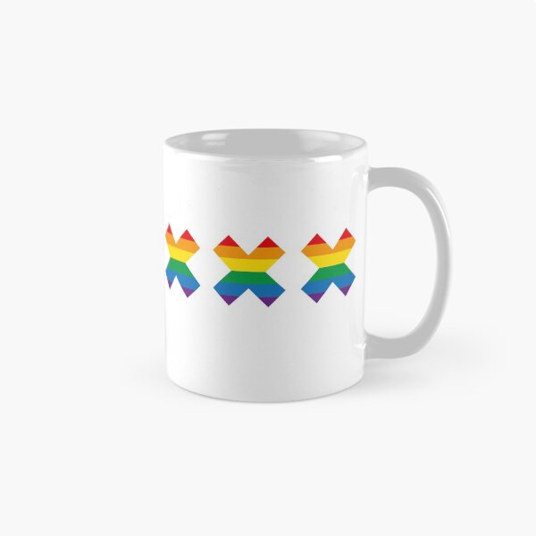 Item preview, Pride Amsterdam rainbow flag Andrew's crosses designed and sold by LaundryFactory.