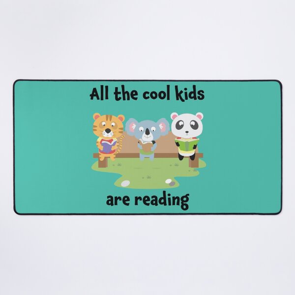 Item preview, All The Cool Kids Are Reading Cute Animals For Book Lover designed and sold by geminivibe.