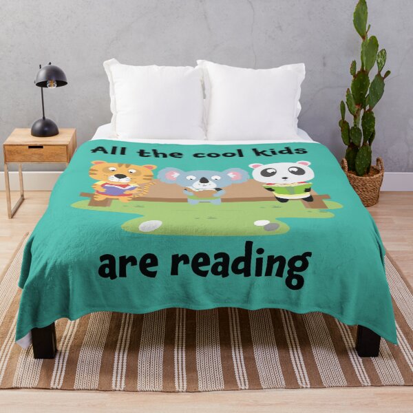 Item preview, All The Cool Kids Are Reading Cute Animals For Book Lover designed and sold by geminivibe.