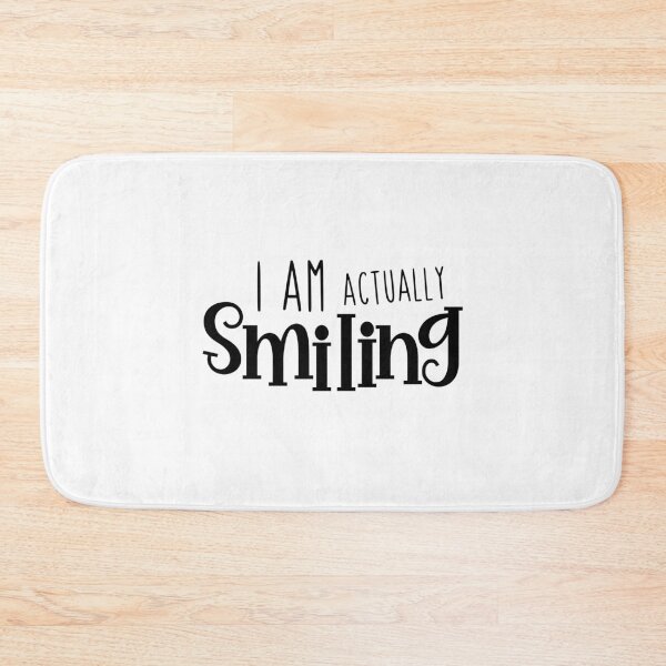 Item preview, I am Actually Smiling, Actually Smiling designed and sold by miraipa.